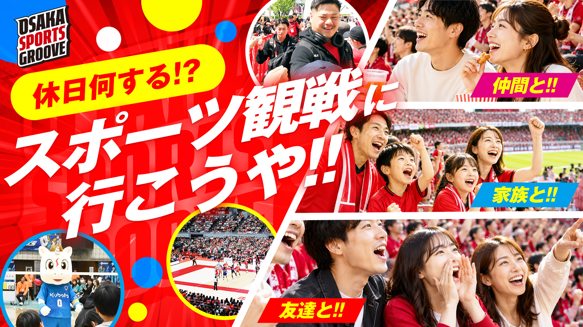 スポーツ観戦に行こうや!!
